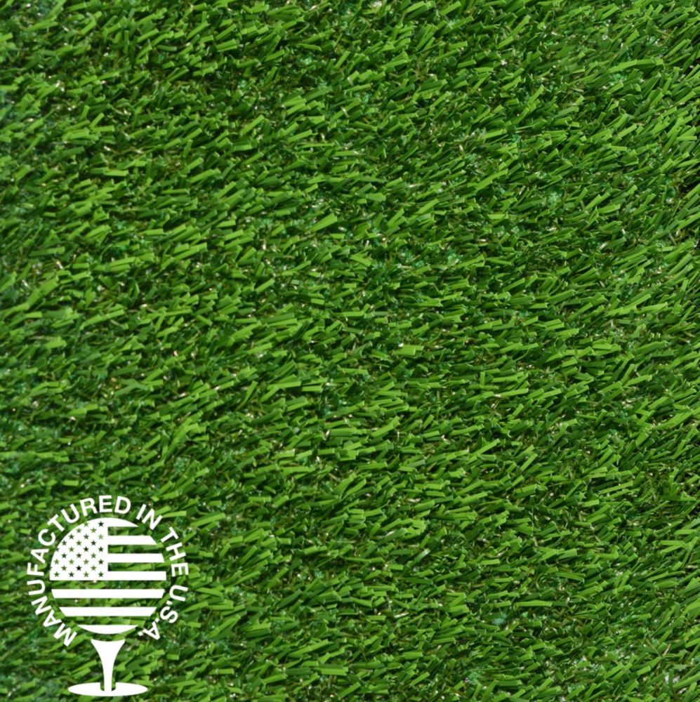 Close-up view of bright green artificial grass with dense, short blades and a uniform texture, showcasing durable, low-maintenance turf made for high-performance landscaping and putting green applications. Close-up view of bright green artificial grass with dense, short blades and a uniform texture, showcasing durable, low-maintenance turf made for high-performance landscaping and putting green applications.